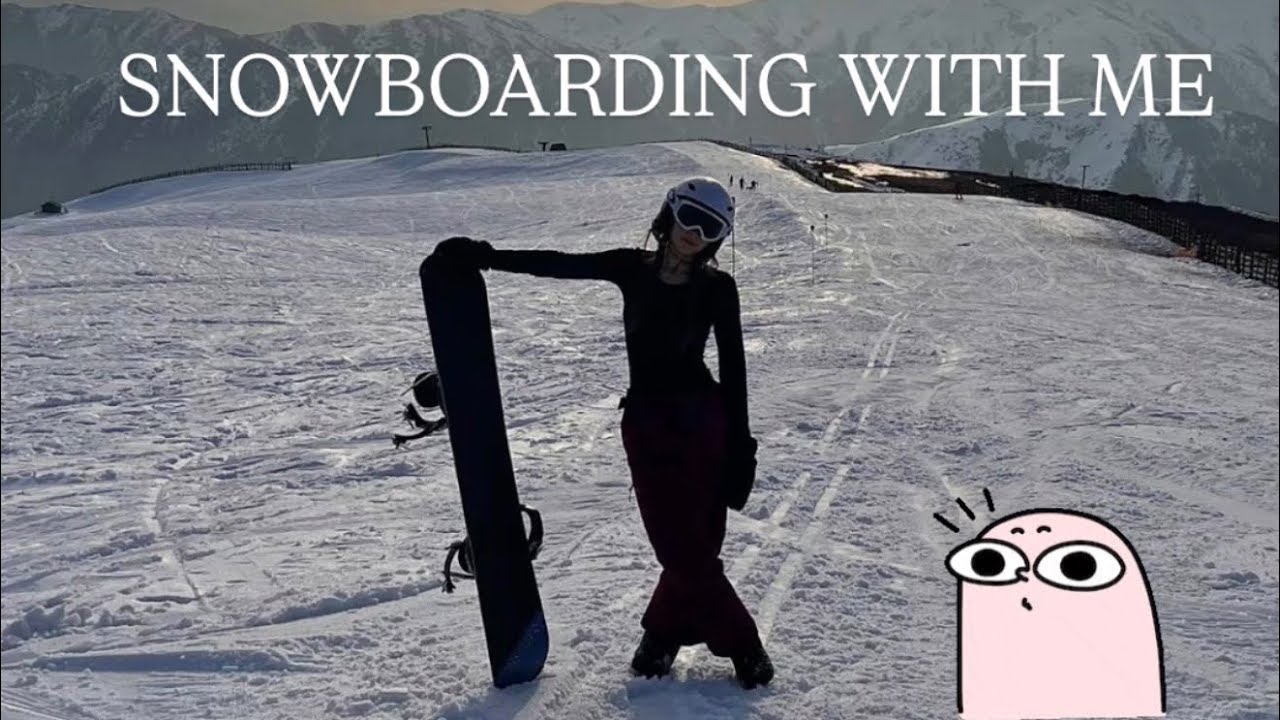 SNOWBOARDING IN NOVEMBER !?😱 СНОУБОРДИНГ В НОЯБРЕ !? 😱🩷