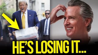 Demented Trump Mails Newsom This Weird Crap