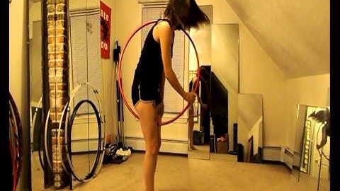 Hoop Tutorial: One-Handed Forward Spinning Step Through & Variations