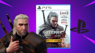 Witcher 3 || PlayStation 5 || Распаковка дискового издания (complete edition) и тест на ps5