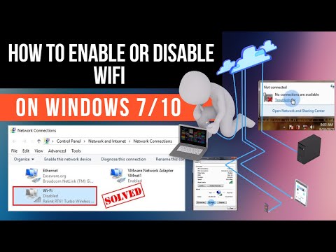 How to Enable or Disable WiFi On Windows 7/10 Simple & Easy Step! || How to disable internet 2021