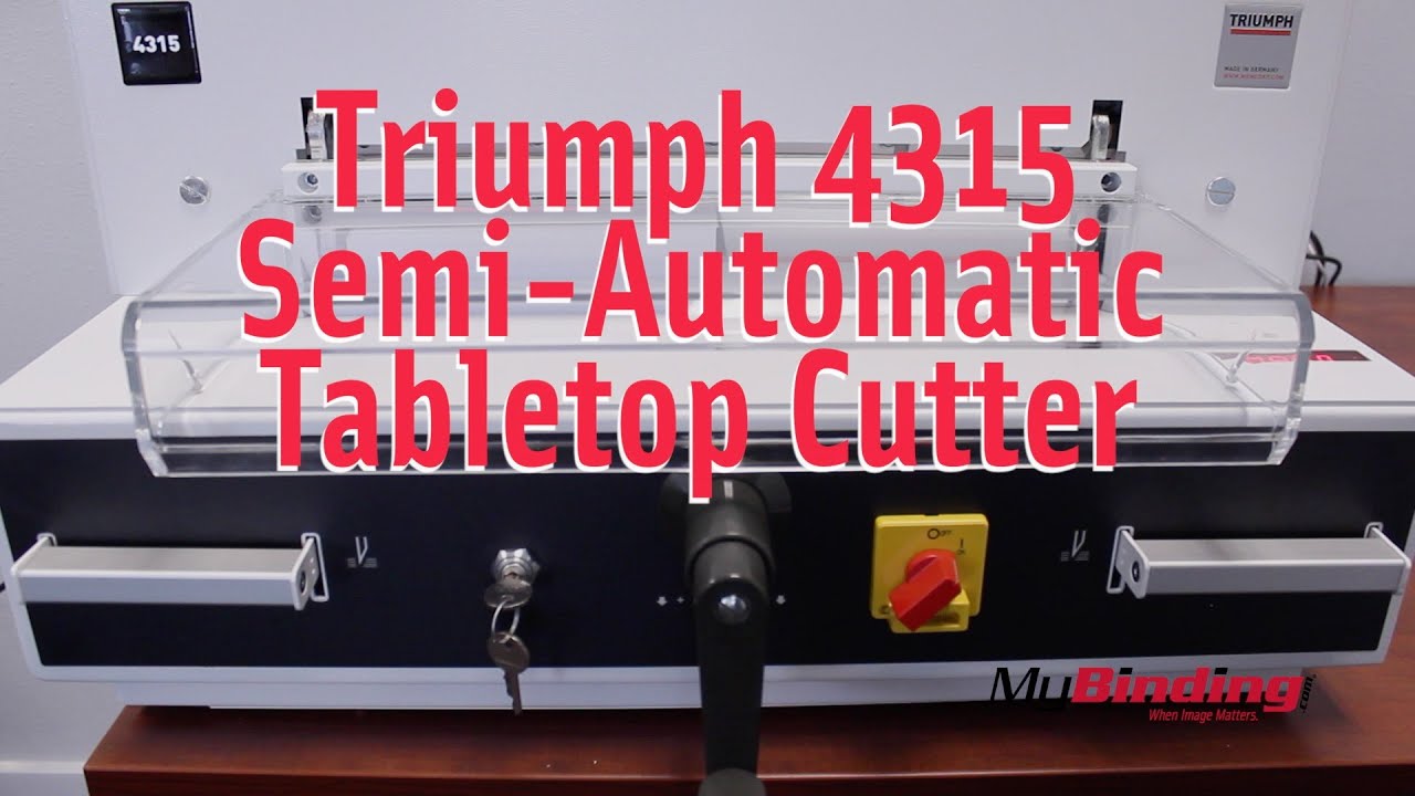 MBM Triumph 4315 Semi Automatic 16.8 Paper Cutter