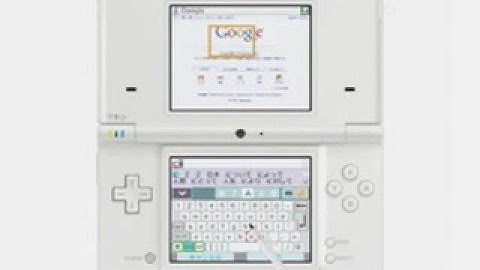 Nintendo DSi: Web Browser Demo