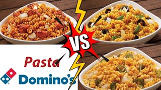 Domino's Pasta Comparison! Creamy Tomato Pasta vs. Tikka Masala Pasta vs. Cheesy Jalapeno Pasta