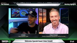 Drew Dosek on TopStep TV: Hot CPI Flashes a Warning for Stocks
