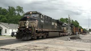 NORFOLK SOUTHERN GE ES44DC GEVO Northbound Manifest Mix Freight