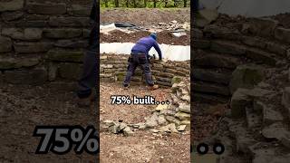 Constructing a dry stone wall in my wildlife pond - Part 2