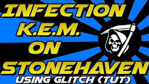 COD Ghosts: Infection K.E.M. Strike on Stonehaven! (Using Glitch) w/ Tutorial