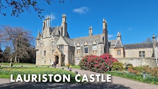 Lauriston Castle - Japanese Garden EDINBURGH | Edinburgh Cherry Blossom Walking Tour| SCOTLAND | 4K