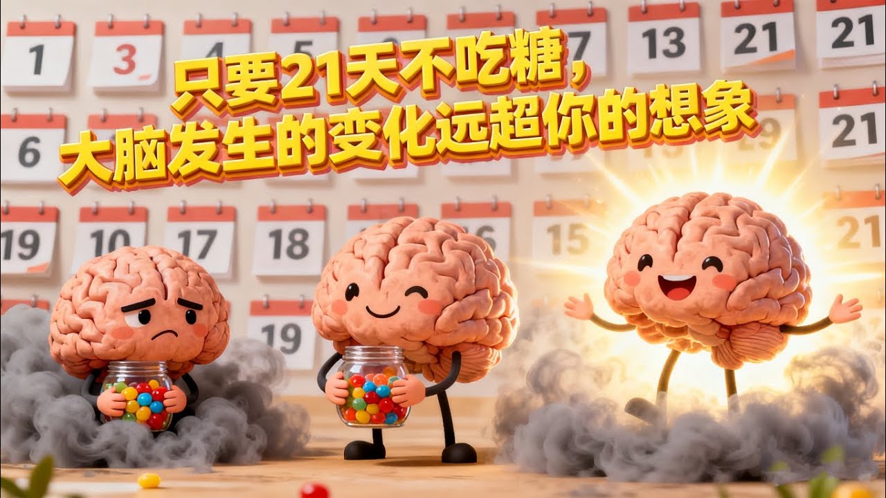 只用21天不吃糖，大脑发生的变化远超你的想象