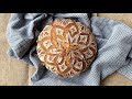 Scoring Sourdough Bread - Royal Flower Design