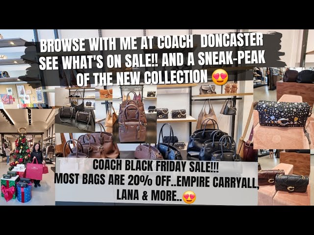 COACH BLACK FRIDAY SALE ? MOST BAGS ARE 20% OFF!! PLUS A SNEAK 
