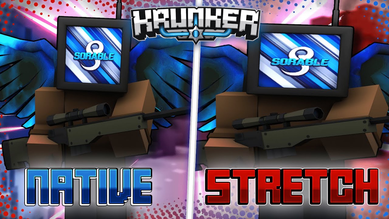 The New Best Resolution For Krunker Rip Stretched Res Youtube