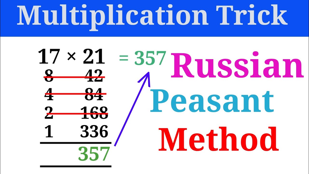 russian-multiplication-method-multiplication-tricks-russian-peasant-multiplication-math