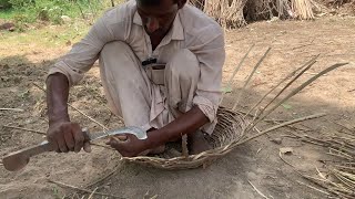 Primitive Basket Weaving | How to Make a Basket from Mulberry Twigs