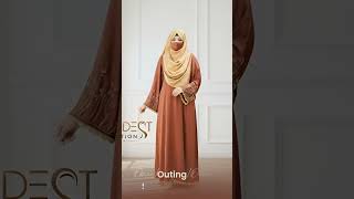 Brown Rust Orange Abaya | Comfort &amp; Style | Modest Creation