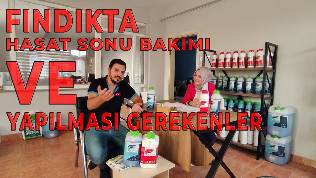 FINDIKTA HASAT SONU KULLANILACAKLAR