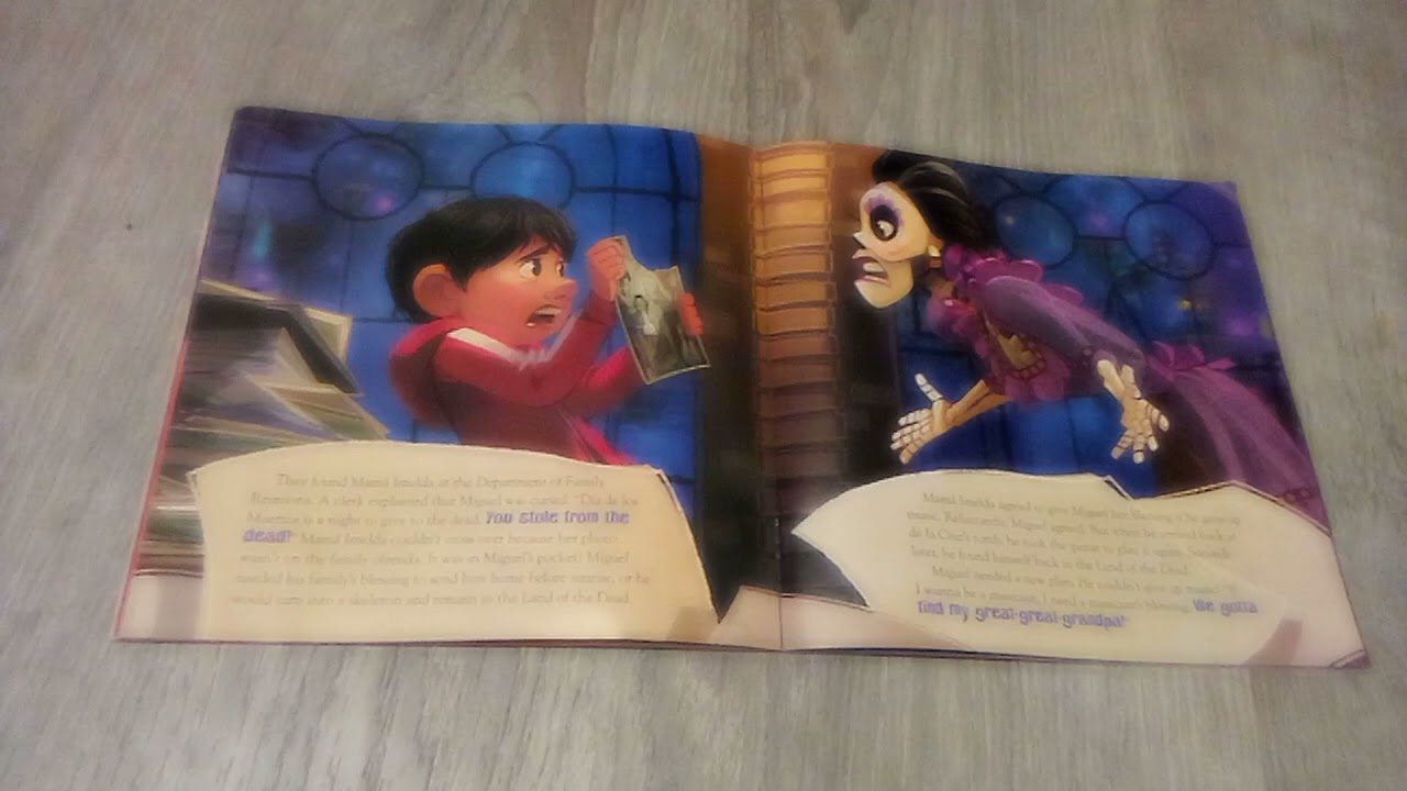 Walt Disney Records: Read-Along Storybook and CD: #29: Coco - YouTube