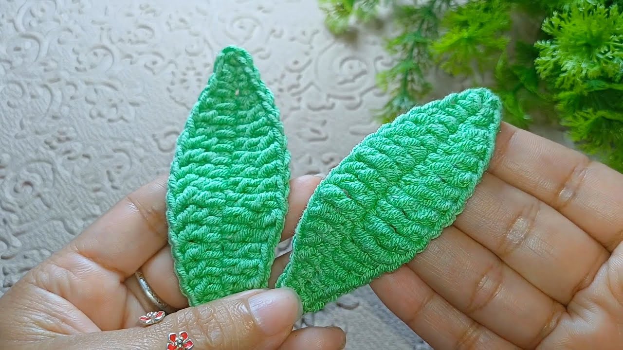 Hojas a Crochet Tutorial