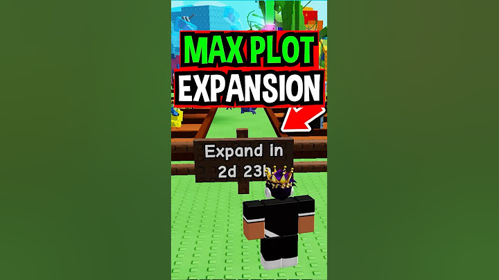MAX PLOT EXPANSION in Roblox Grow a Garden..