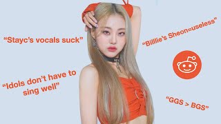 Responding to CONTROVERSIAL Reddit kpop opinions