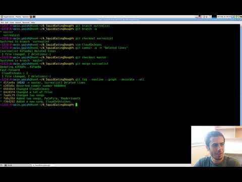 Git tutorial part 5: working with branches