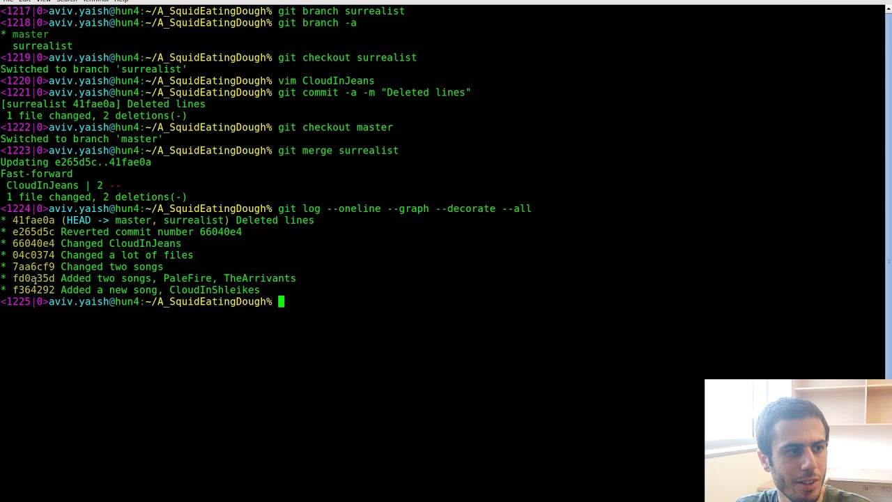 Git tutorial part 5: working with branches - YouTube
