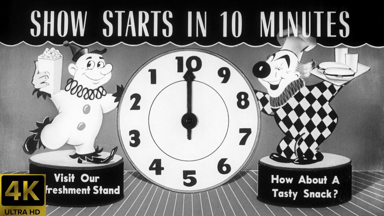 Clowns 10 Minute Drive-In Countdown Clock (unknown year) [4K] [FTD-0807 ...