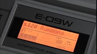 จังหวะเพลงแบบไทยๆ ที่มีใน Roland E-09W
