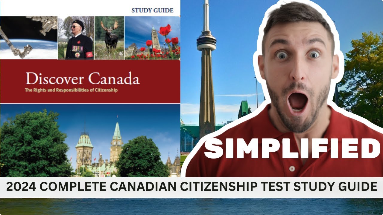 SIMPLIFIED 2024 CANADIAN CITIZENSHIP TEST STUDY GUIDE - YouTube