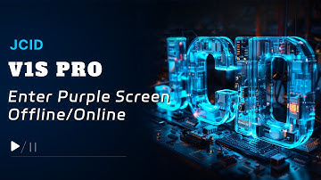 V1S Pro Programmer to Enter the Purple Screen Operation Guide