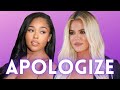 Fans Demand Khloe Kardashian Delete Her Tweet & APOLOGIZE to Jordyn Woods After Tristan's Admission