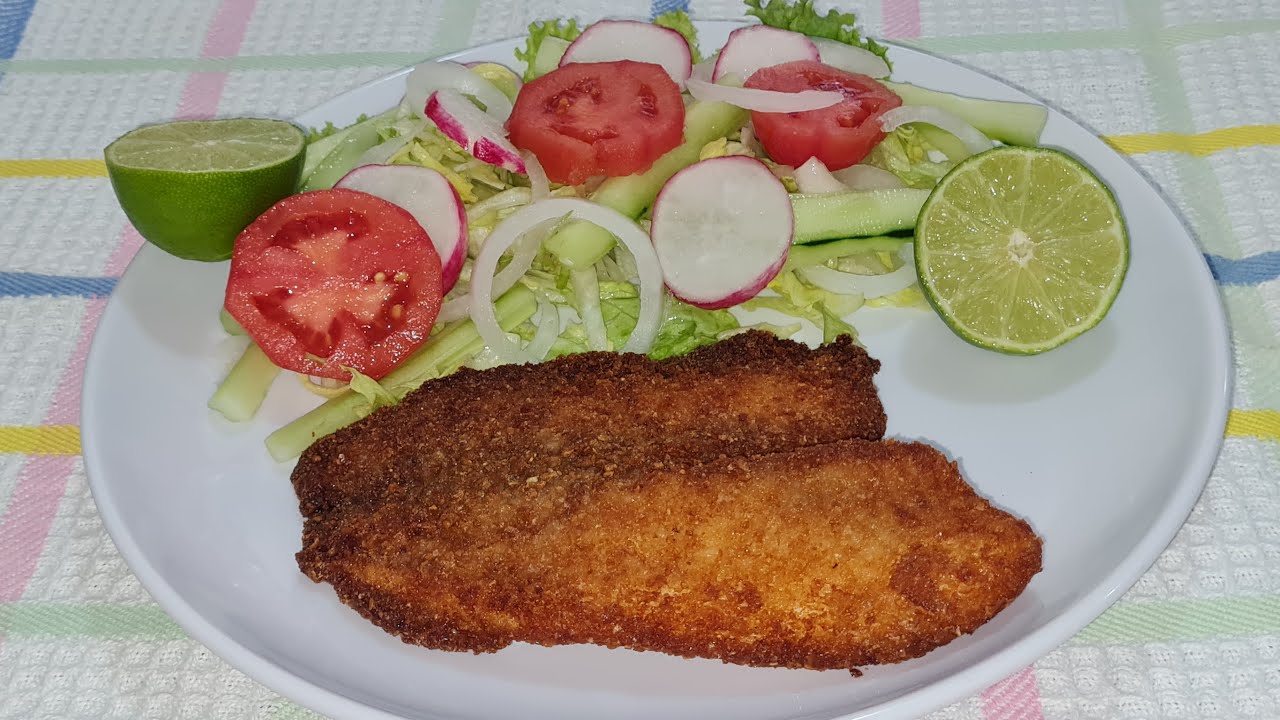 Rápido de preparar, SABROSO filete de pescado empanizado