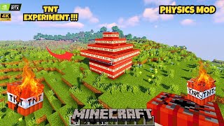 Minecraft Realistic Physics Mod TNT Experiment Gameplay 2025 #23