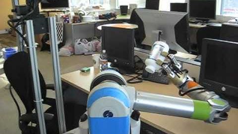 Robot grasping and modeling an unknown object using Kinect style depth camera