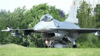 AFTERNOON Departures +Arrivals, PART 1; F16, Typhoon, TWM 2017, Florennes