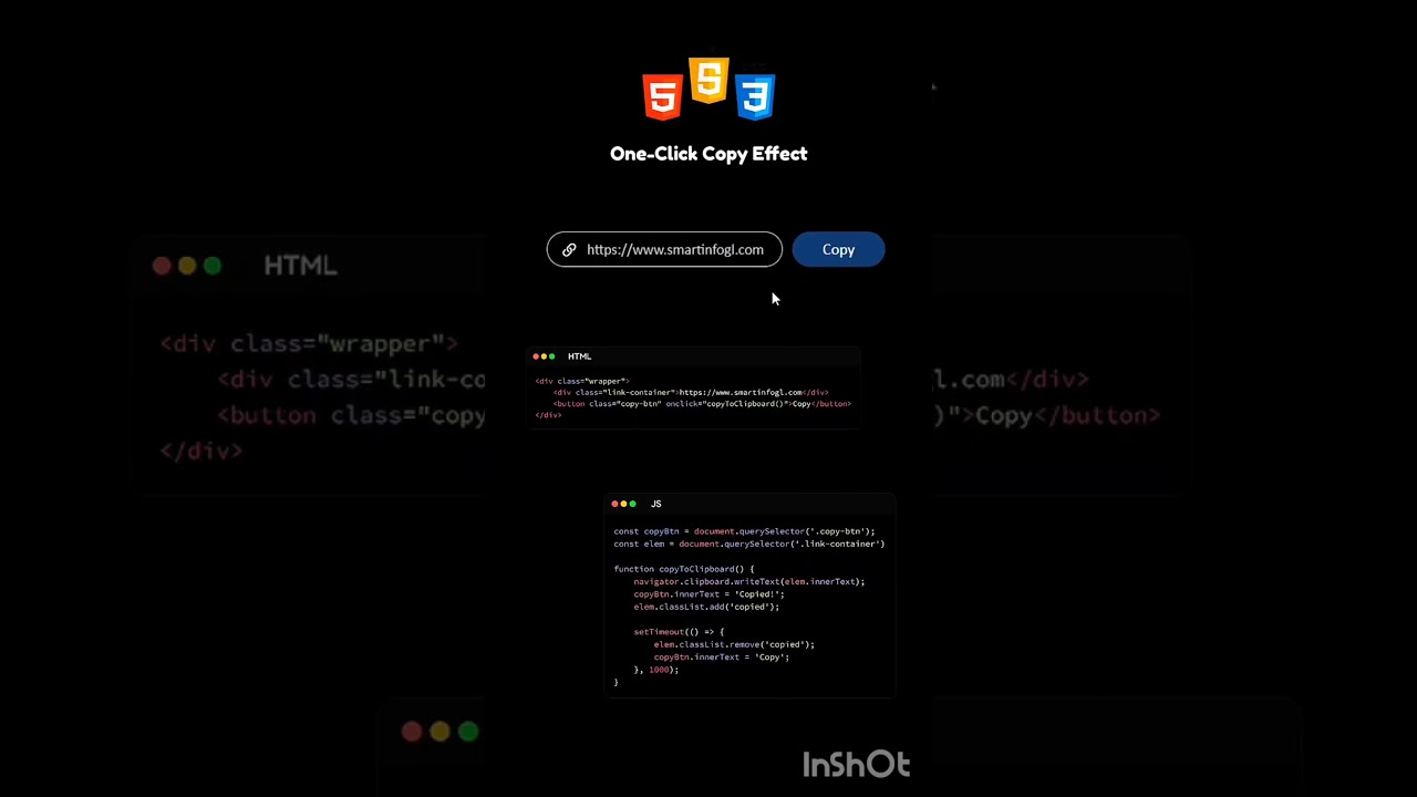One-Click Copy Effect.