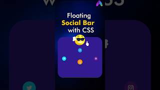 🎨✨ Create an Animated Social Icons Popup with #html & #css 🔗 #coding #programming #frontendtutorial