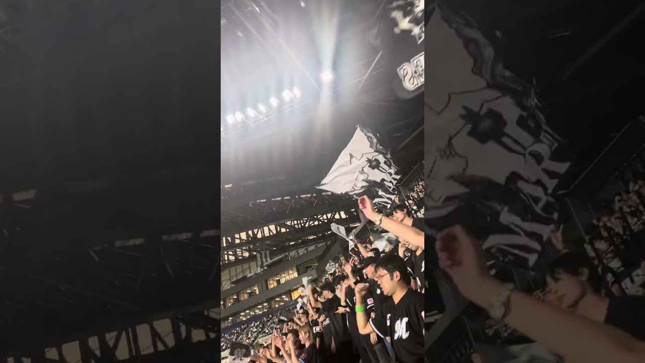 ヒットテーマ1→ヒットテーマ2→ヒットテーマ4→ヒットテーマ5→ヒットテーマ台湾→ヒットテーマ6→ヒットテーマ7 千葉ロッテマリーンズ 内野応援席 エスコンフィールド北海道