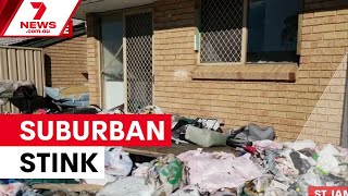 State housing property becomes rubbish-filled health hazard | 7NEWS