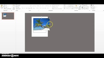 How to make a cute polaroid photo on PPT!