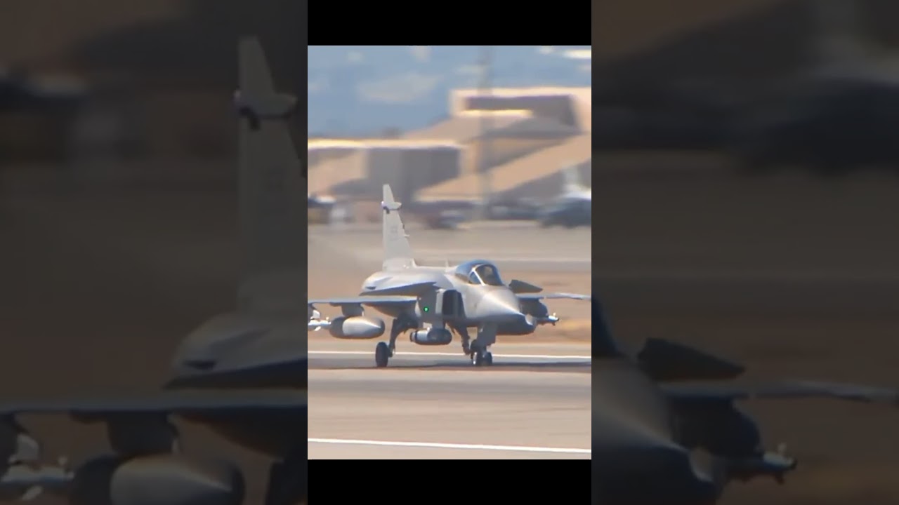 Saab JAS 39 Gripen Takeoffs 