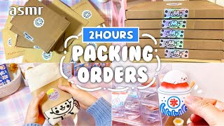 [2hours ASMR] Relaxing Sounds | to sleep, study, work | Packing orders with me