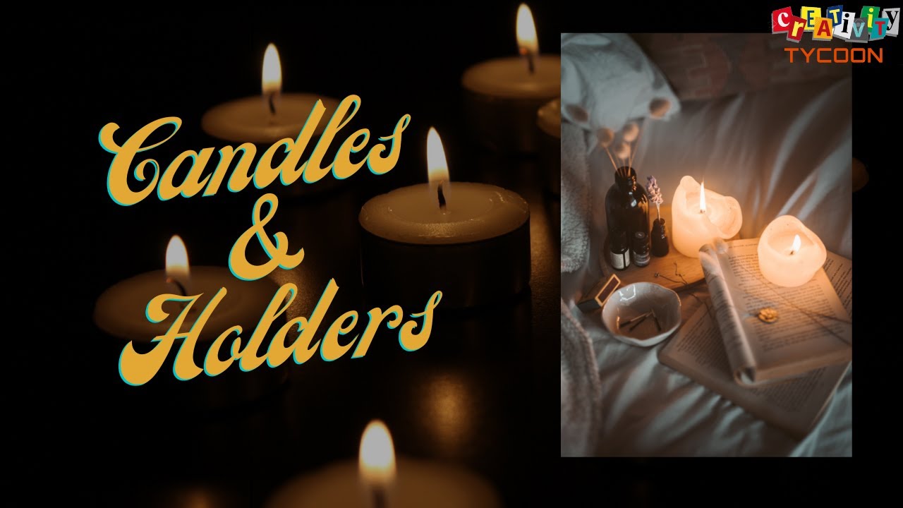 Home decorating ideas with candles and holders