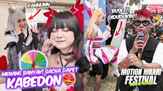 Gacha Dapet Kabedon dari Cosplayer KAWAII! Vlog Motion Hikari Festival 2024 - DAY 1