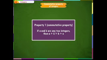 Properties of Addition and Subtraction of Integers class-6