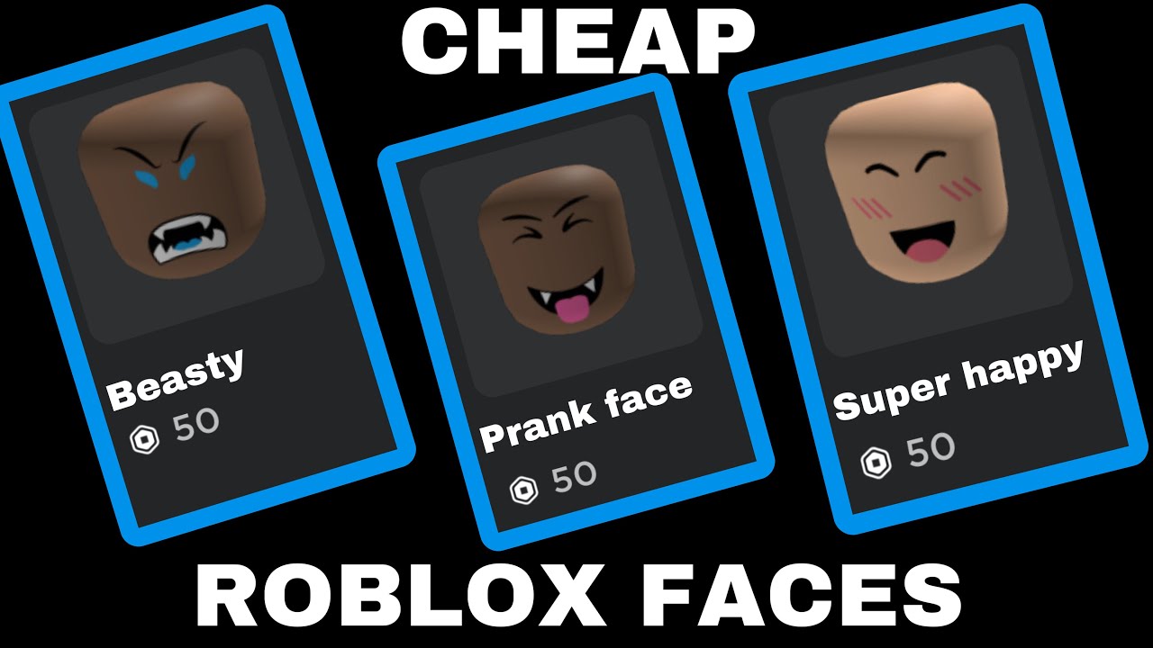 HOW TO GET CHEAP ROBLOX LIMITED FACES! (Roblox UGC) YouTube