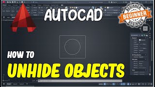 AutoCAD How To Unhide Objects