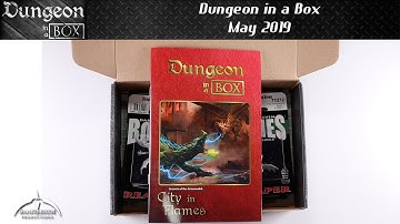 Dungeon in a Box May 2019 Unboxing