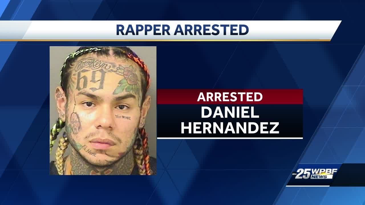 Rapper Tekashi 6ix9ine arrested in Palm Beach County - YouTube